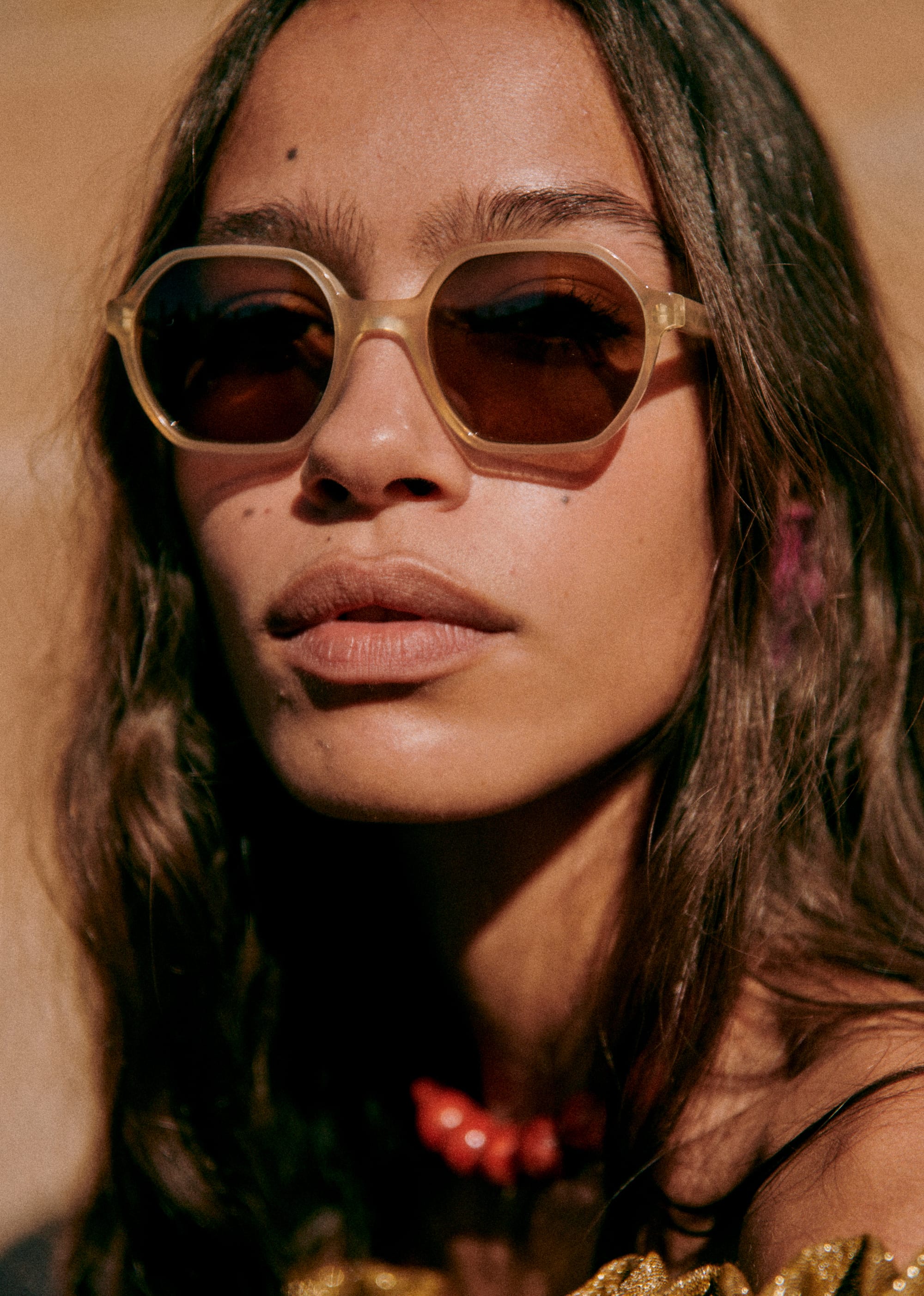 Lunettes de soleil Rita - Milky beige - LES COMPOSANTES/DÉCOUVRIR 5906667