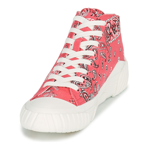 Kenzo - TIGER CREST HIGH TOP SNEAKERS Rosa