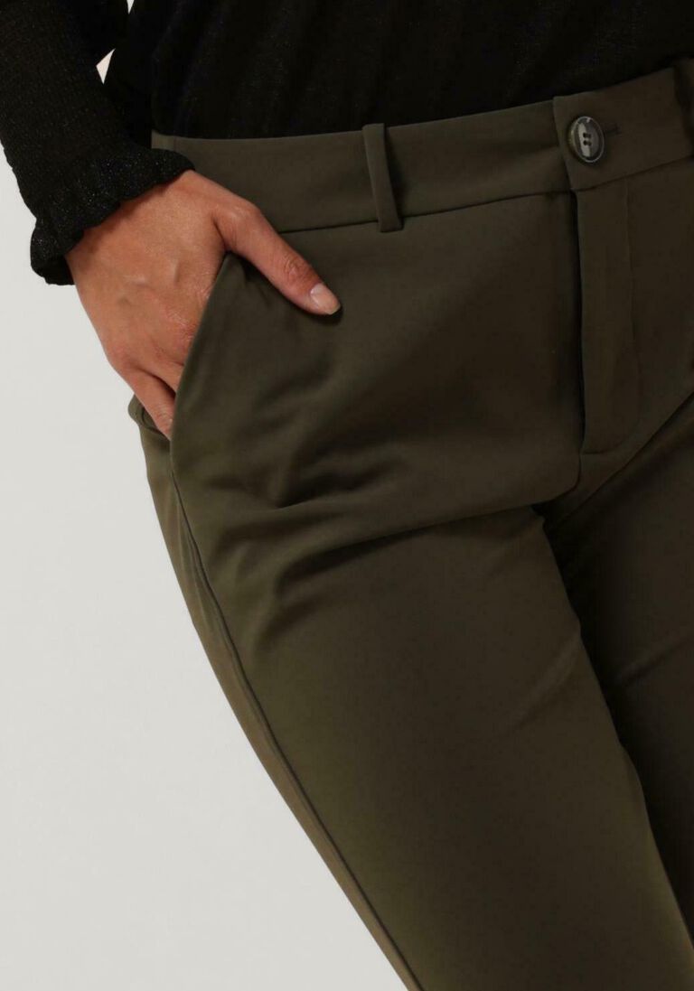 MOS MOSH donkergroene mos mosh pantalon mmellen izzy pant