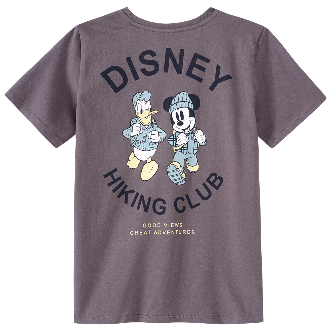 Jonas Nielsen Micky Maus T-Shirt mit Rücken-Print dunkelgrau