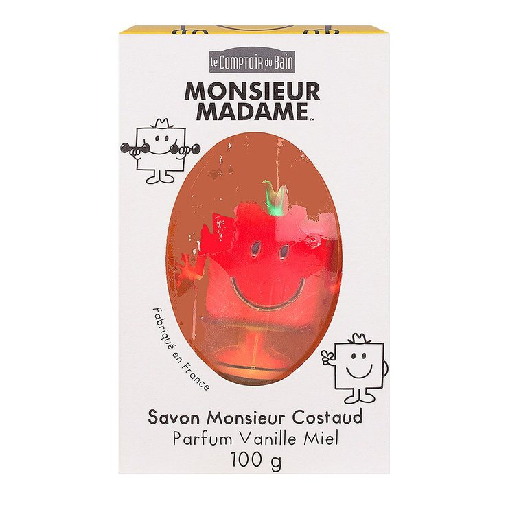 Savon Mr Costaud parfum vanille miel 100g