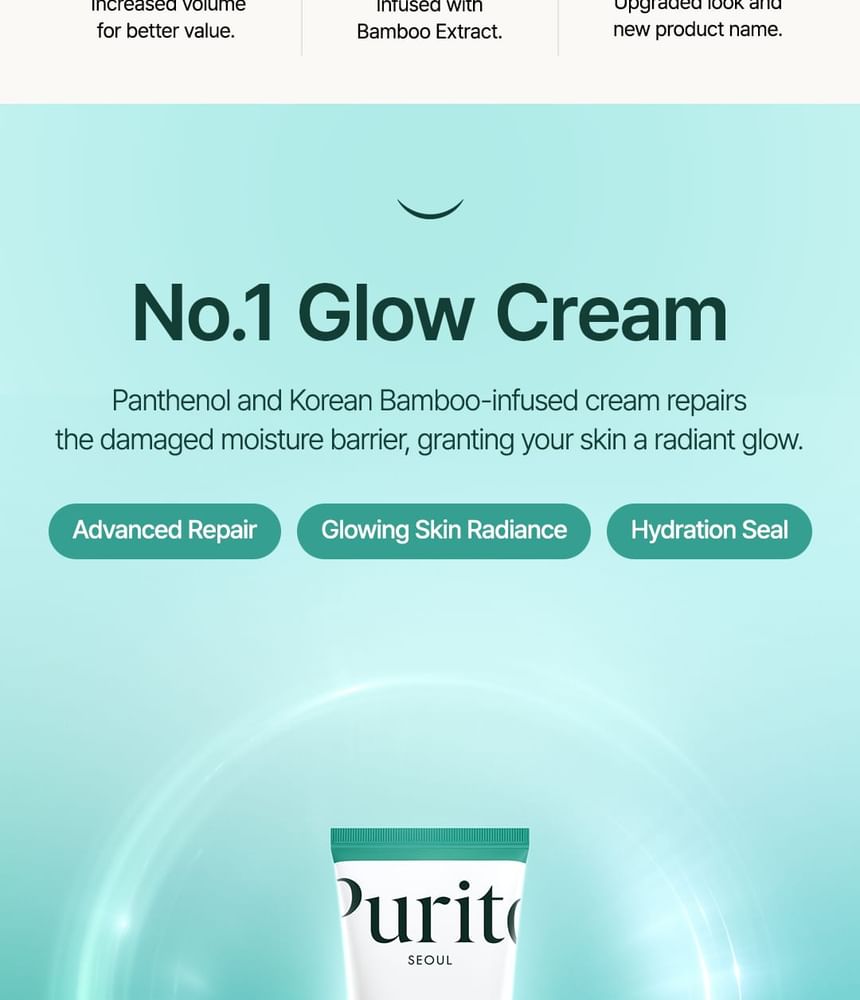 Purito SEOUL - Mighty Bamboo Panthenol Cream