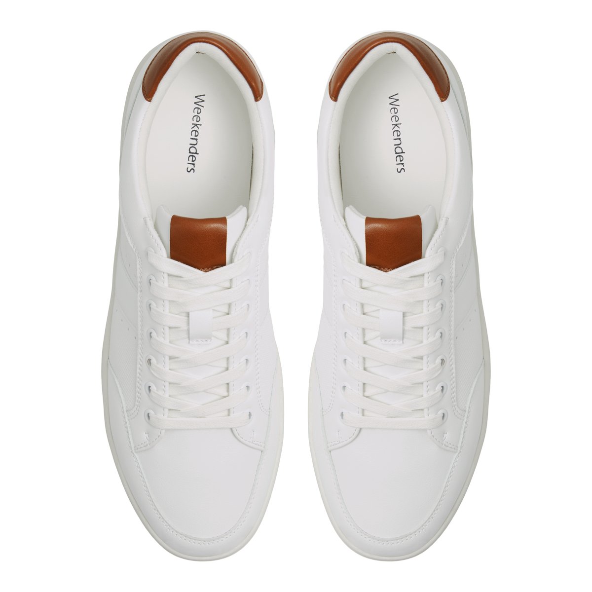 WEEKENDERS-Harley-m-Sneakers bas - Talon plat - Blanc