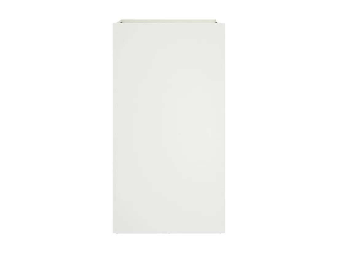Jardinière bac lit surélevé blanche 42 x 38 x 75 cm 02_0037597