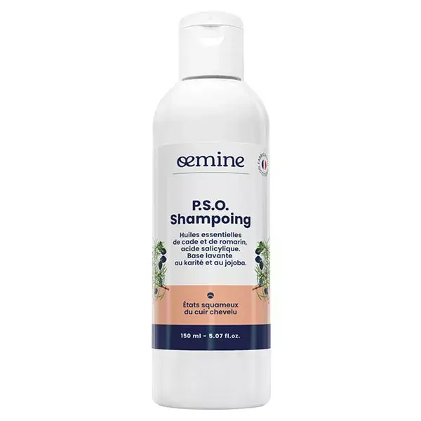 Shampoo Oemine PSO com Óleos Essenciais para Couro Cabeludo Escamoso 150ml