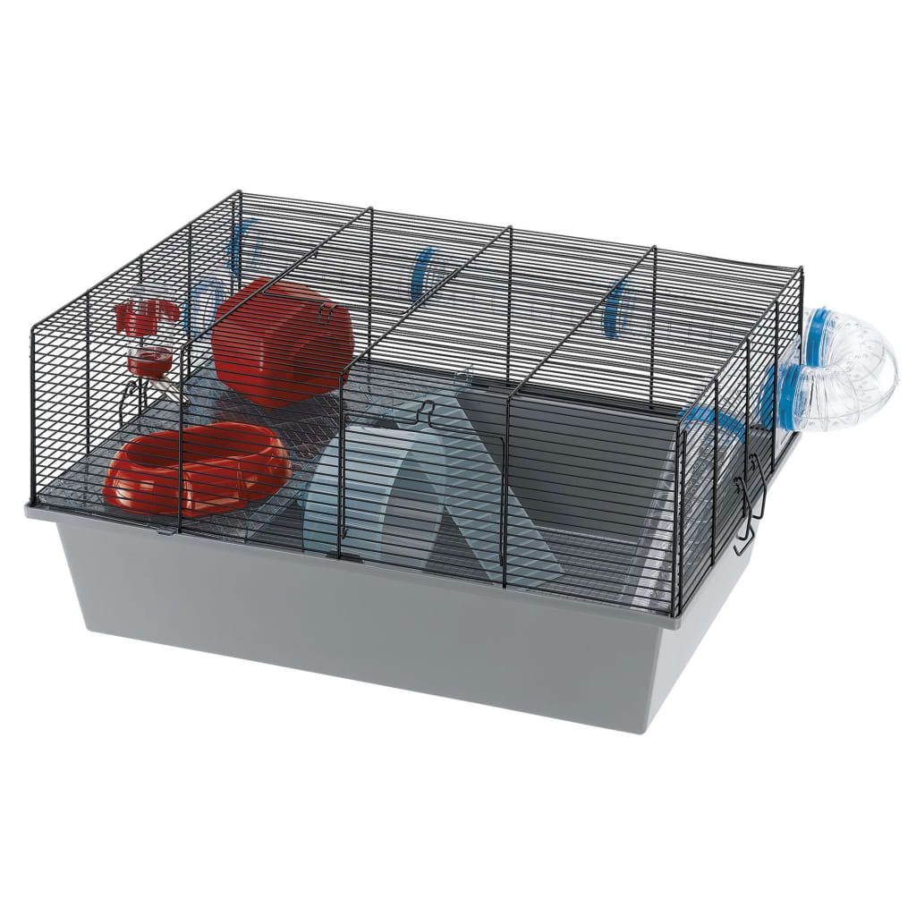 Cage pour hamsters milos large avec environnement original, idéal pour les enfants, accessoires inclus