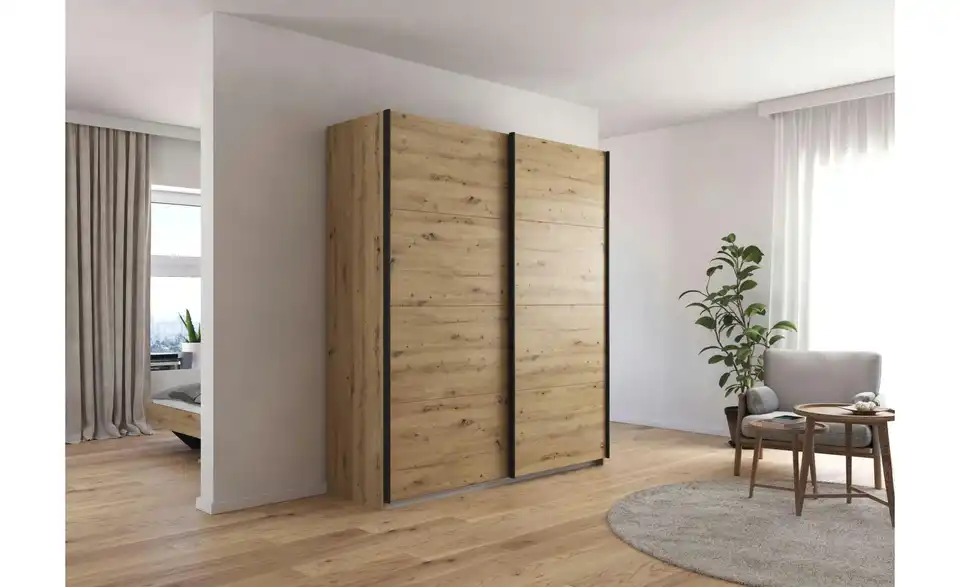 Schwebetürenschrank 181 cm 2 Stück