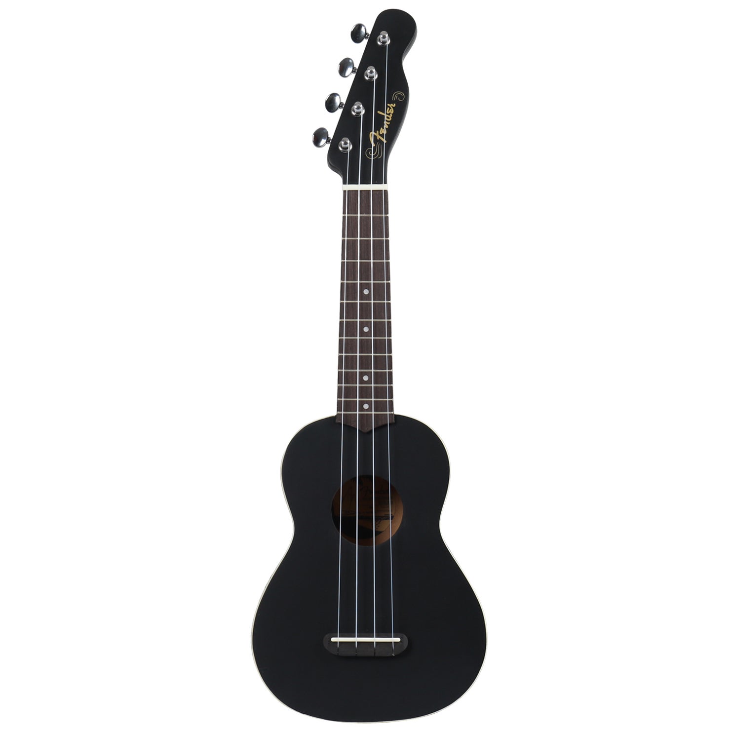 Fender California Coast Venice sopraan ukelele zwart