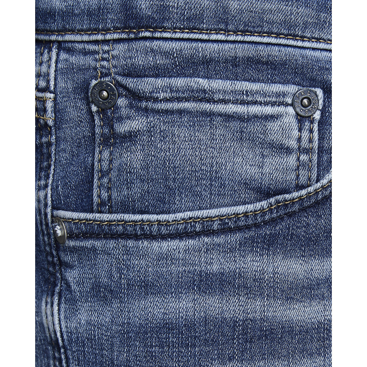 JACK & JONES<br>Calça jeans slim stretch Glenn
