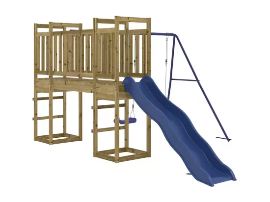 Aire de jeux d'extérieur bois de pin imprégné