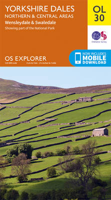 Yorkshire Dales Northern & Central - OS Explorer Map OL30 (Sheet map, folded)
