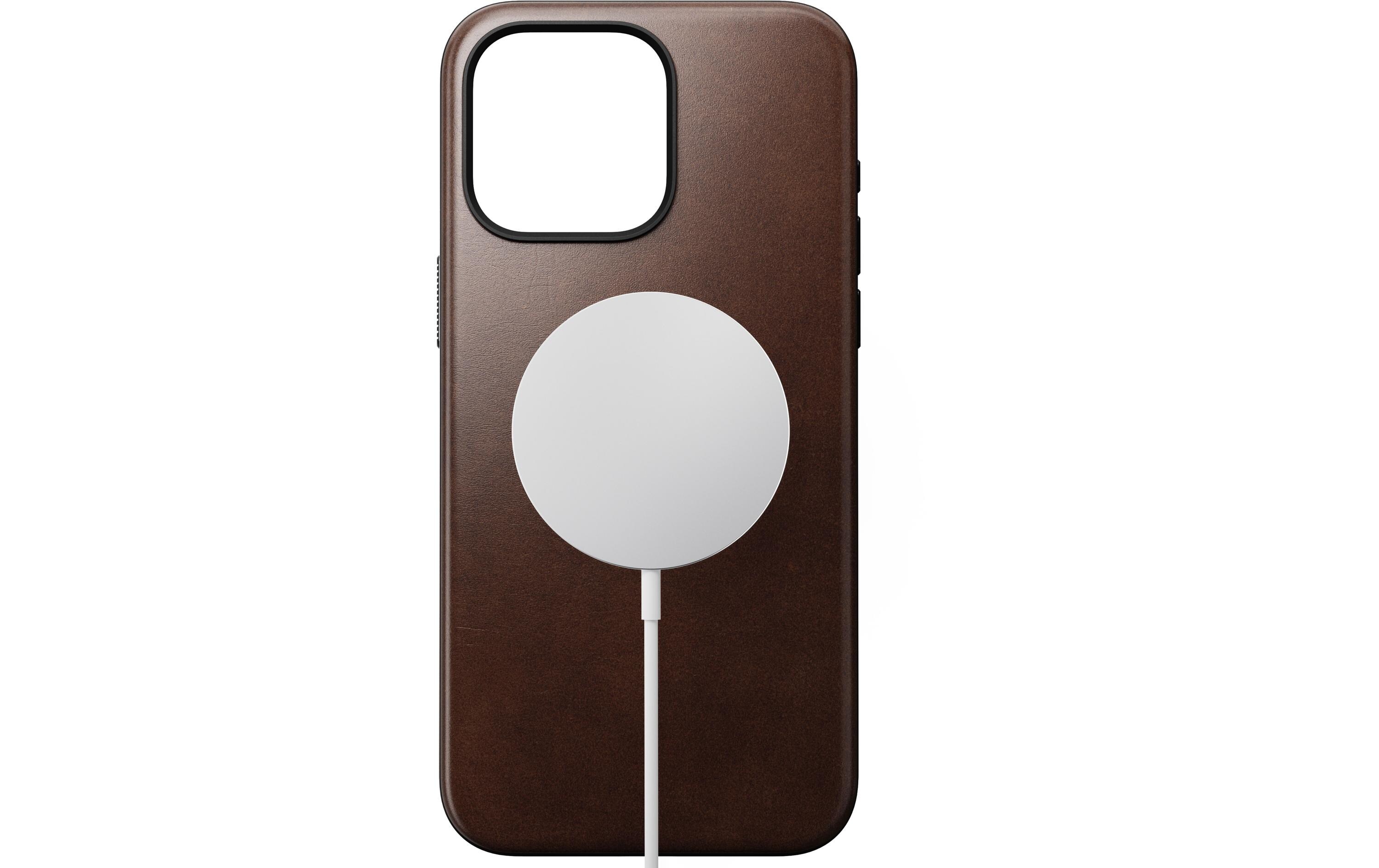 Back Cover Modern Leather Horween iPhone 15 Pro MaxModerne Schutzhülle aus Horween Leder für das Apple iPhone 15 Pro Max