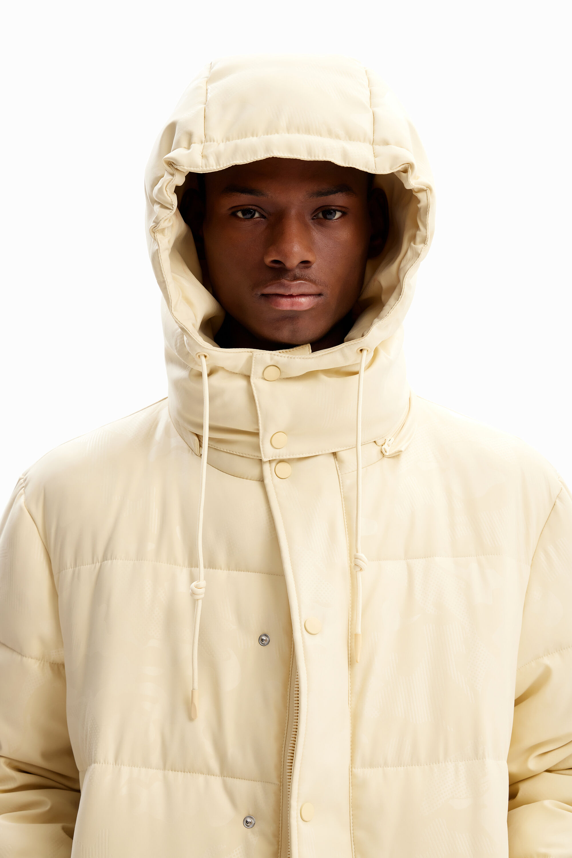 Chaqueta acolchada camuflaje