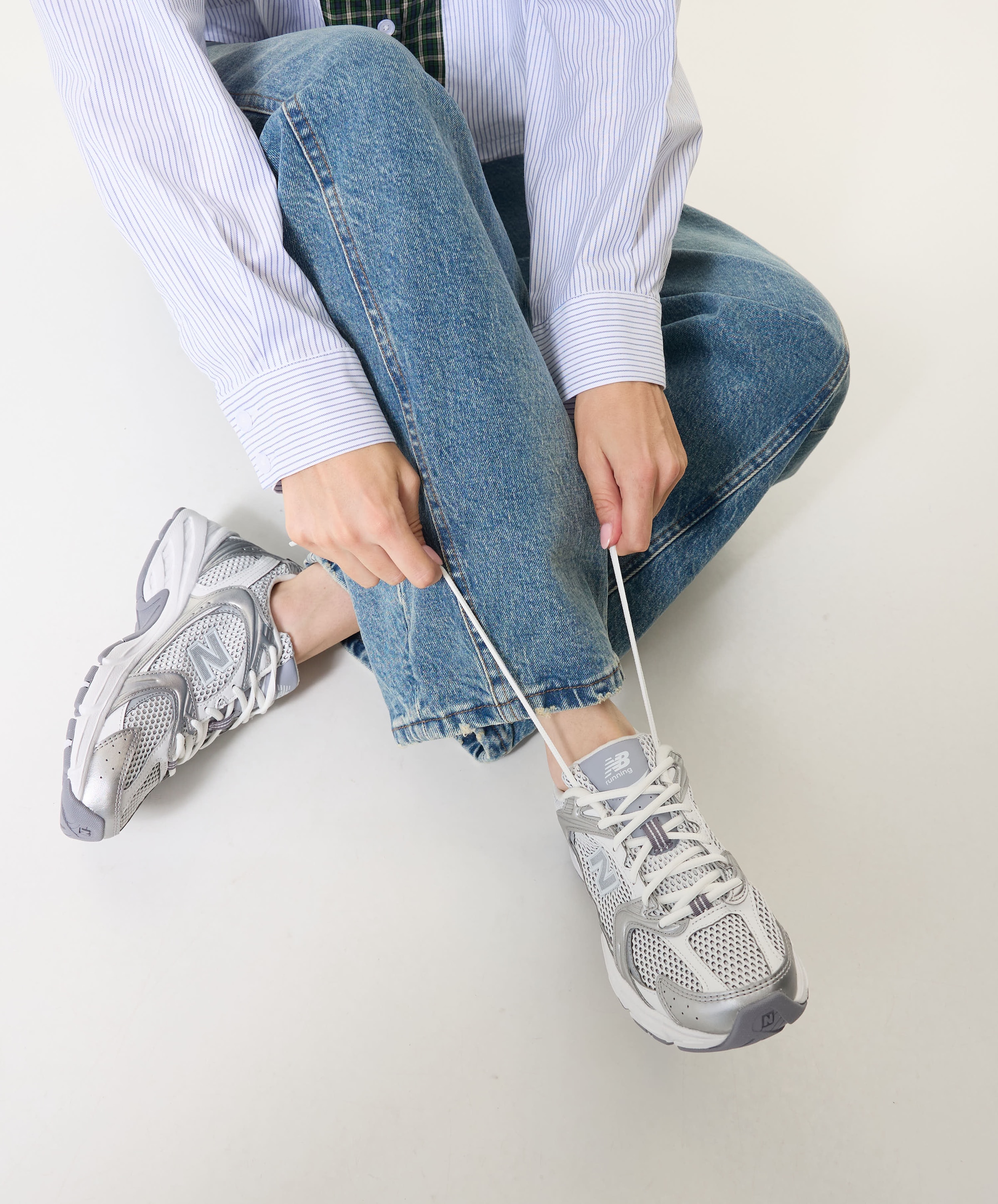 New Balance dames sneakers grijs