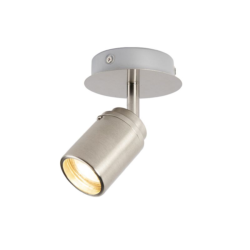 Moderne badkamer spot staal IP44 - Ducha