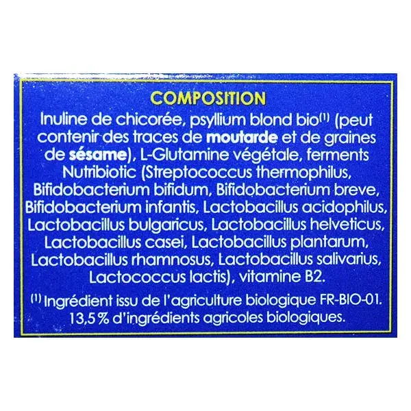 Nutrigée Microbiote Fort Transit Intestinal 14 sachets