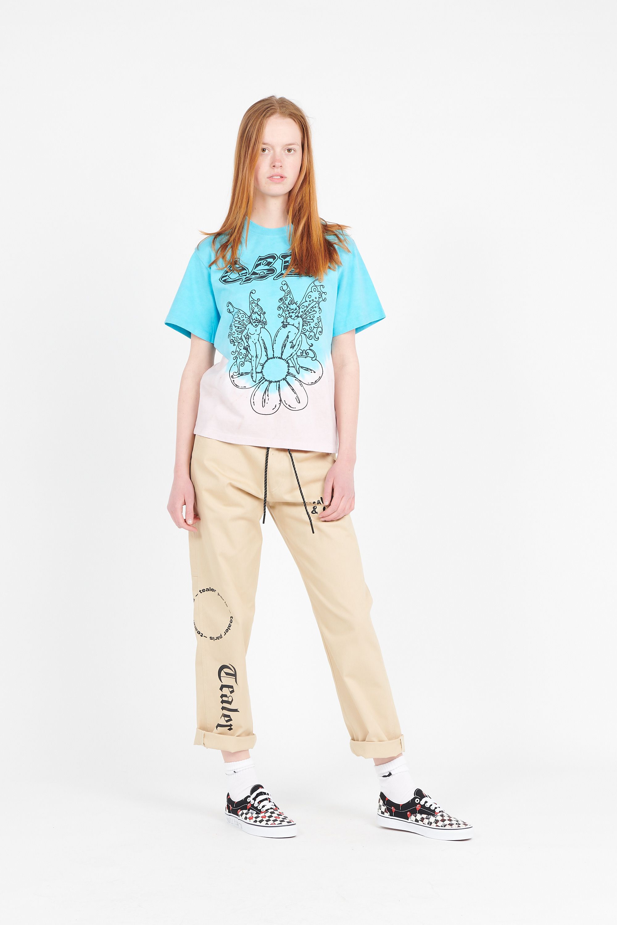 OBEY T-shirt OBEY FLOWER FAIRIES Bleu
