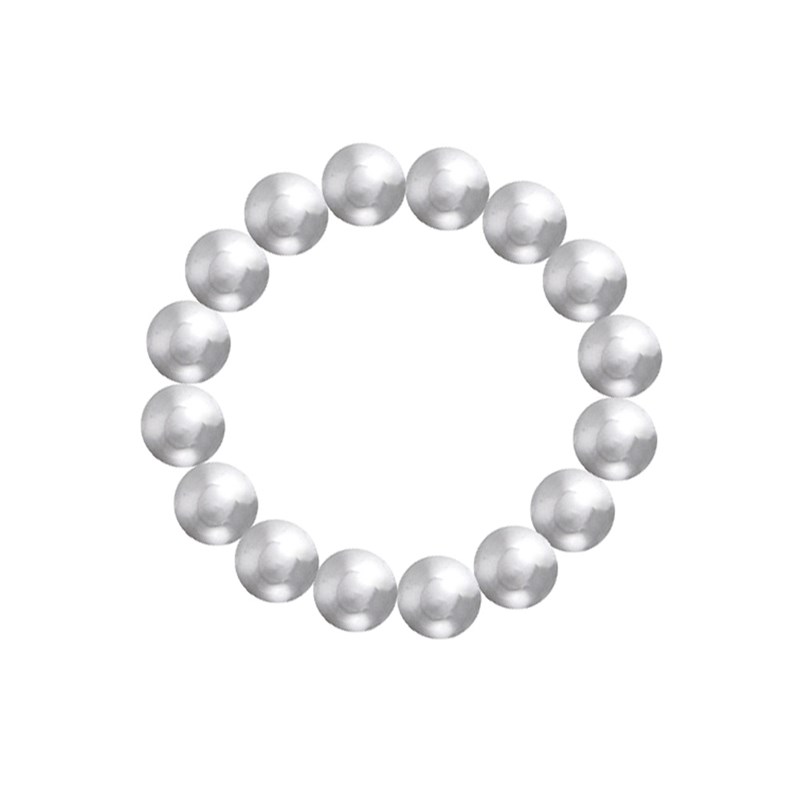Bague Argent Perles Rondes