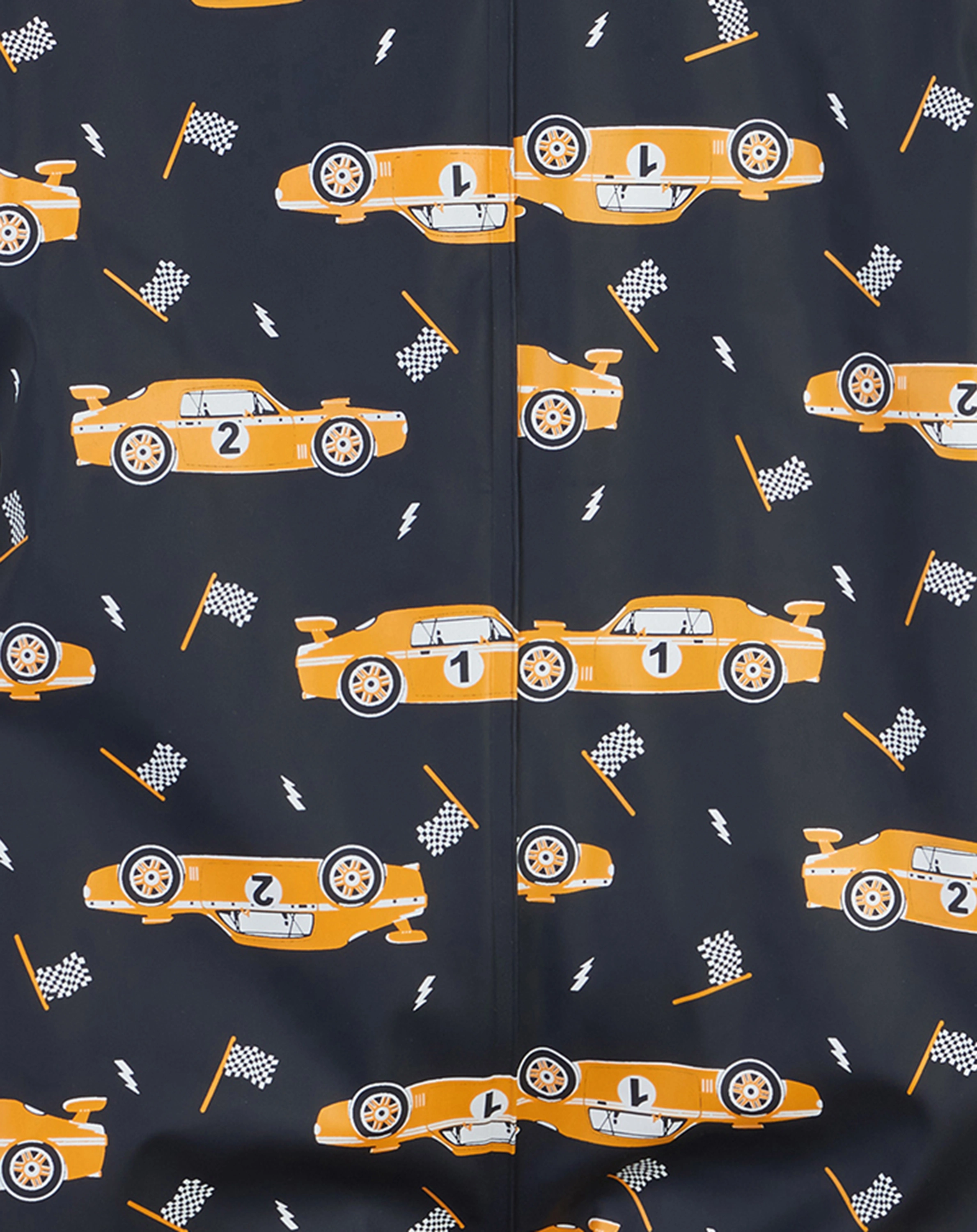 Regenanzug FASHION - CAR mit Innenfleece in navy