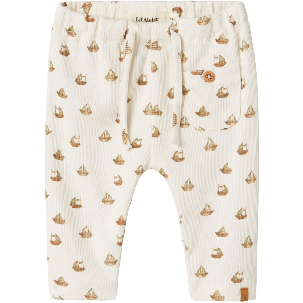 Køb Lil'Atelier Coconut Milk Boat Nbmlavo Eko Loose Bukser Lil