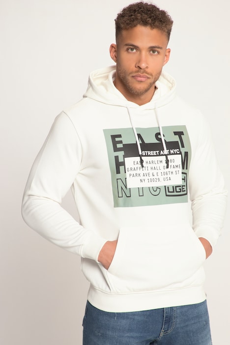 STHUGE Hoodie, Kapuze, XL Print, bis 8 XL