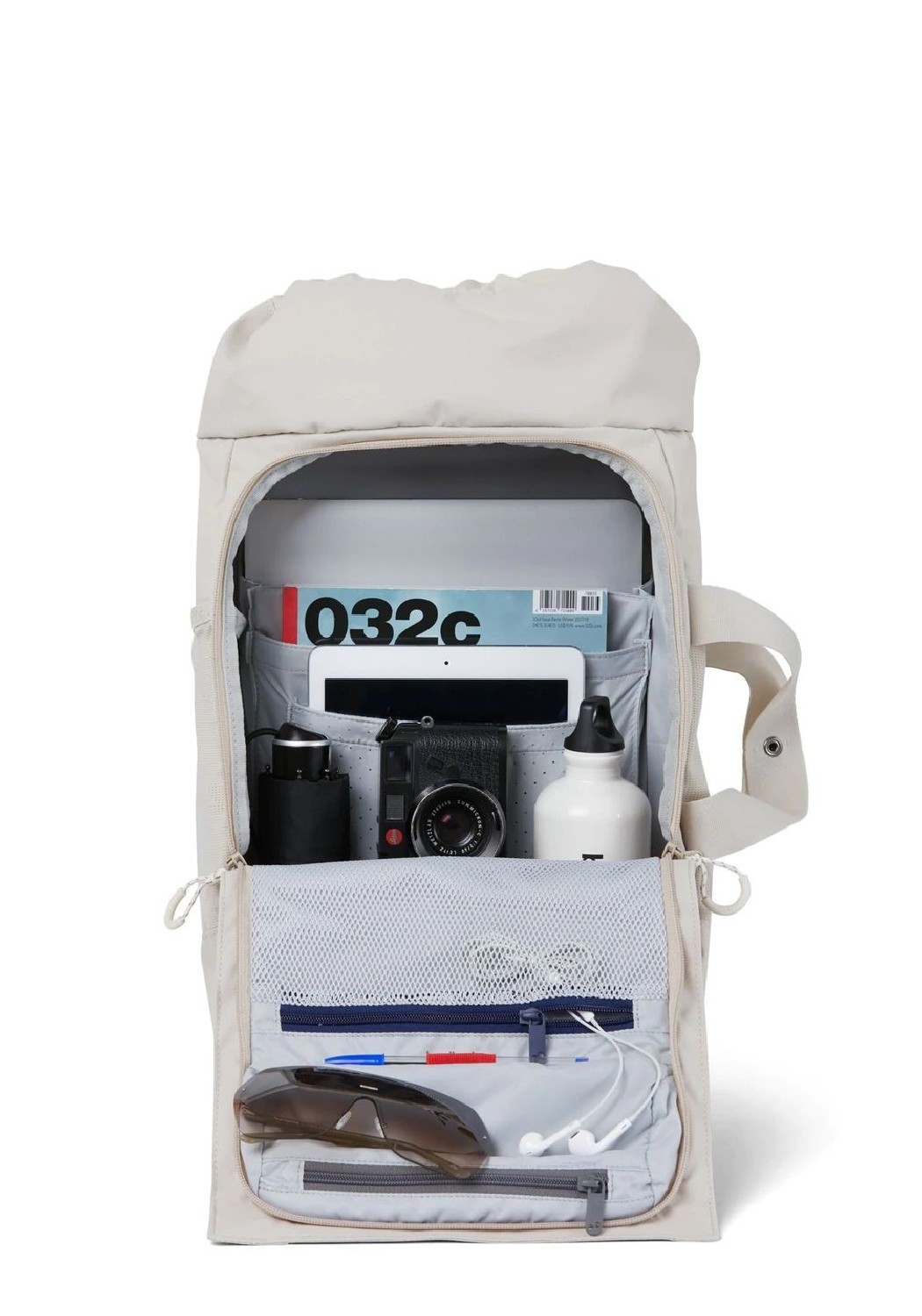 Pinqponq Rucksack Blok Medium Backpack Cliff Beige