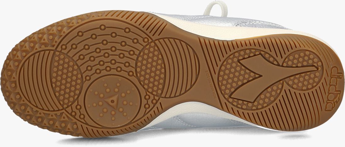 zilveren diadora lage sneakers gold indoor