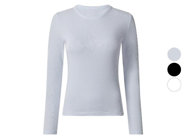 Geribde dames longsleeve
