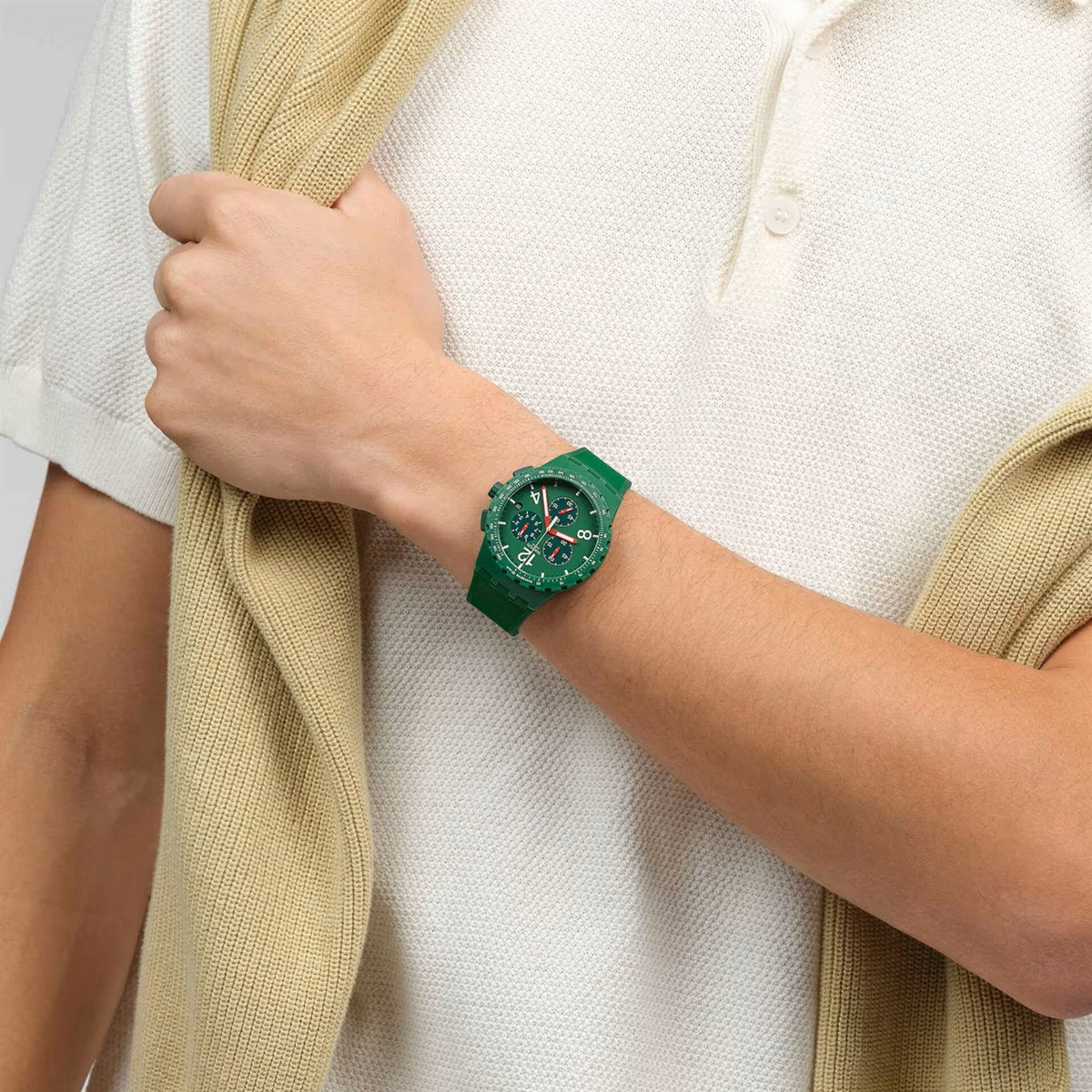 Montre Swatch Chrono Primarily Green