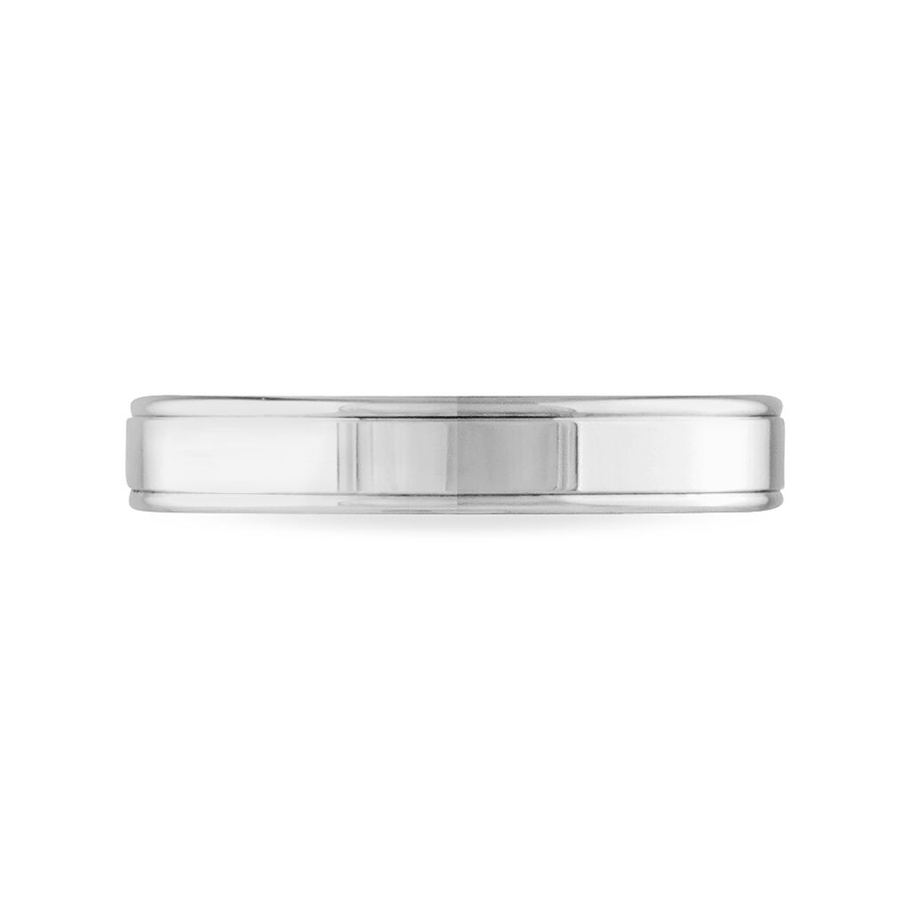 Alliance Beatrice Ruban Plat Or Blanc