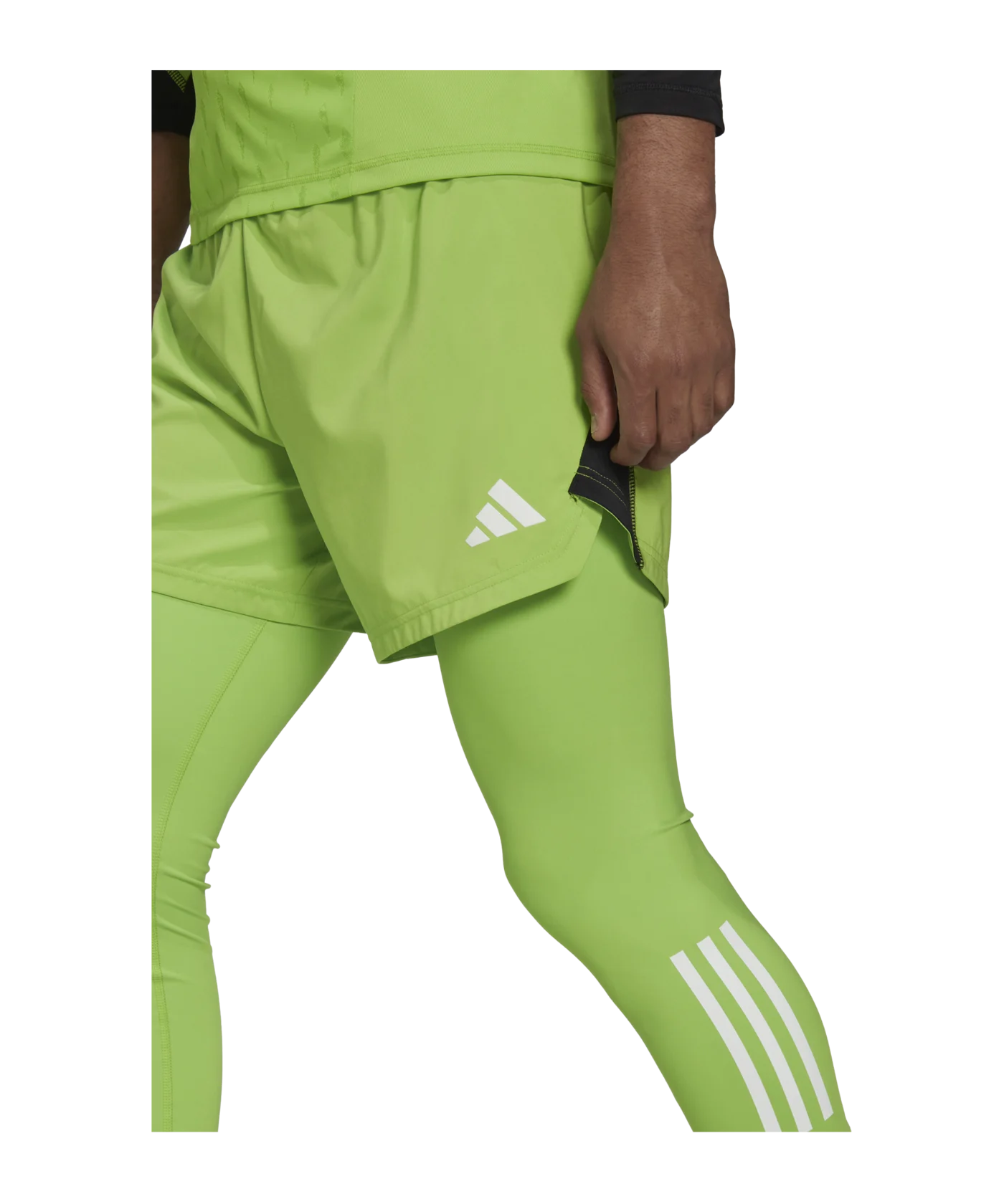 adidas Tiro 23 Pro Tight Torwarthose Grün Schwarz