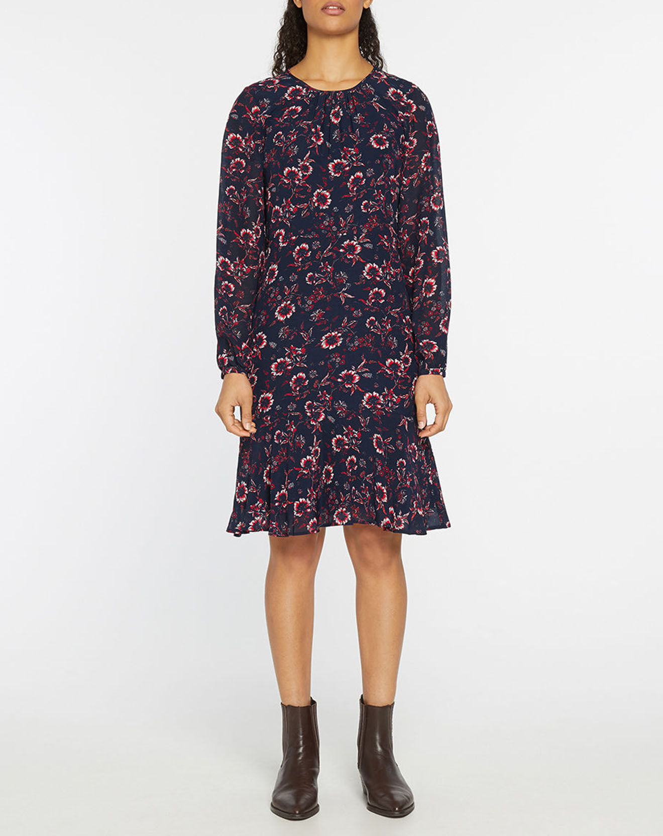 Tommy Hilfiger Robe Theme à fleurs bleu marine