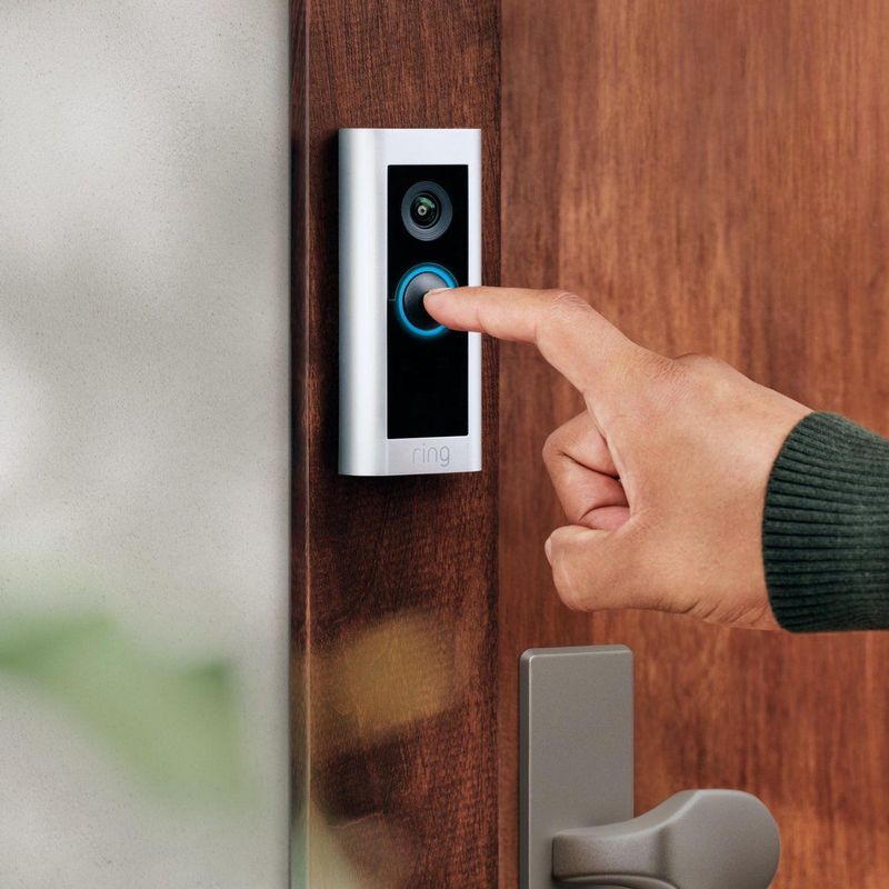 Ring Wired Video Doorbell Pro - Bedraad - 1536p HD+ video - Zilver (voorheen Video Doorbell Pro 2)