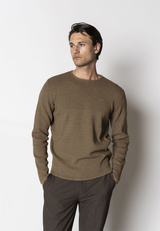 Clean Cut Copenhagen Oscar knit Brown melangè