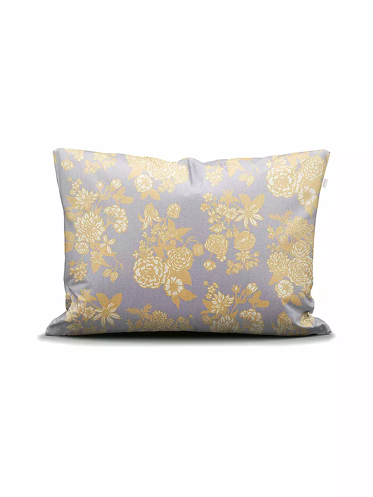 ESSENZA Satin Bettwäsche FLORE 70x90cm/140x200cm Yellow Straw gelb
