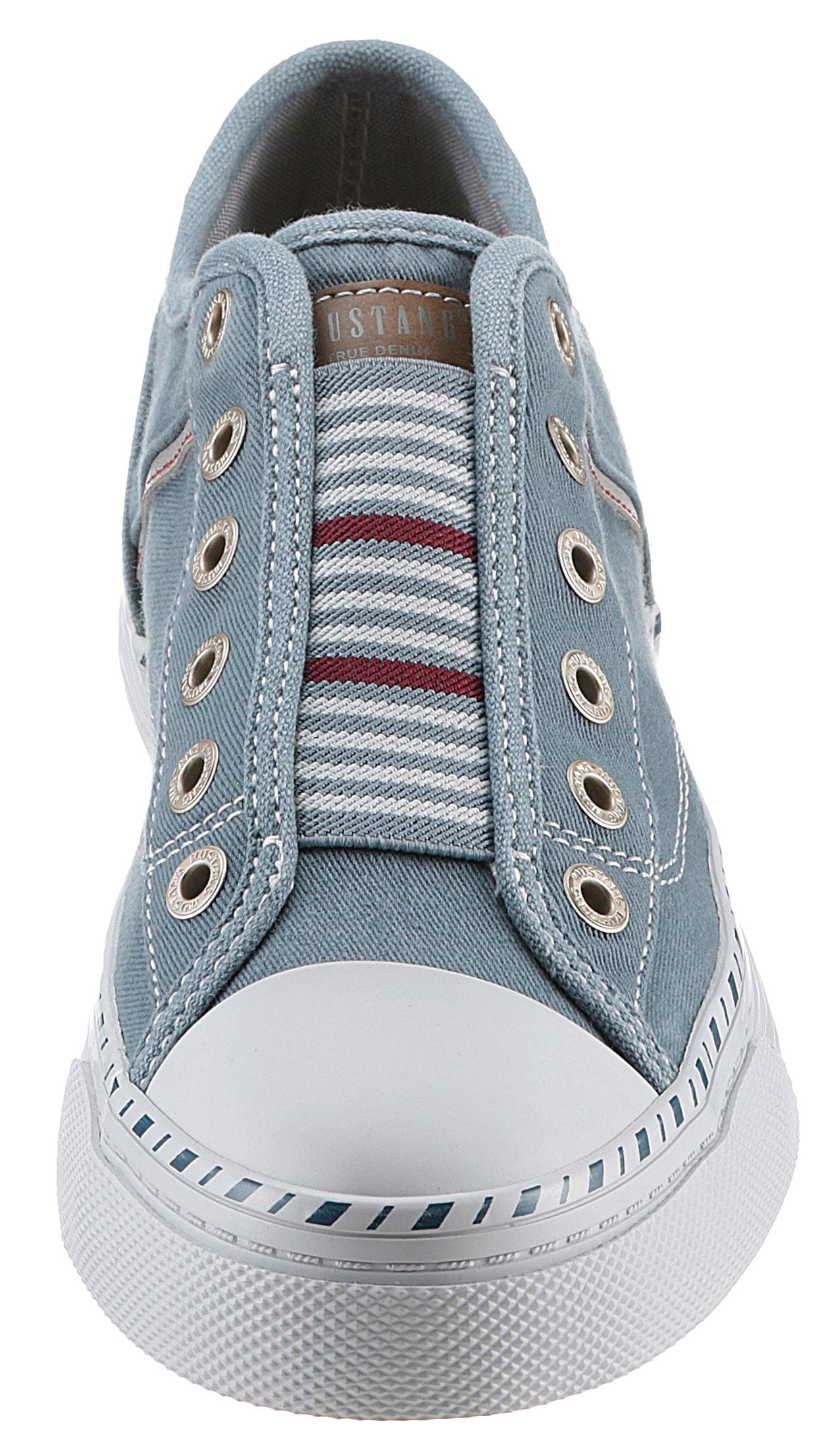Mustang Shoes Slip-On Sneaker »Schlupfschuh, Freizeitschuh,«  Slipper, Schlupfschuh, Freizeitschuh mit praktischem Gummizug