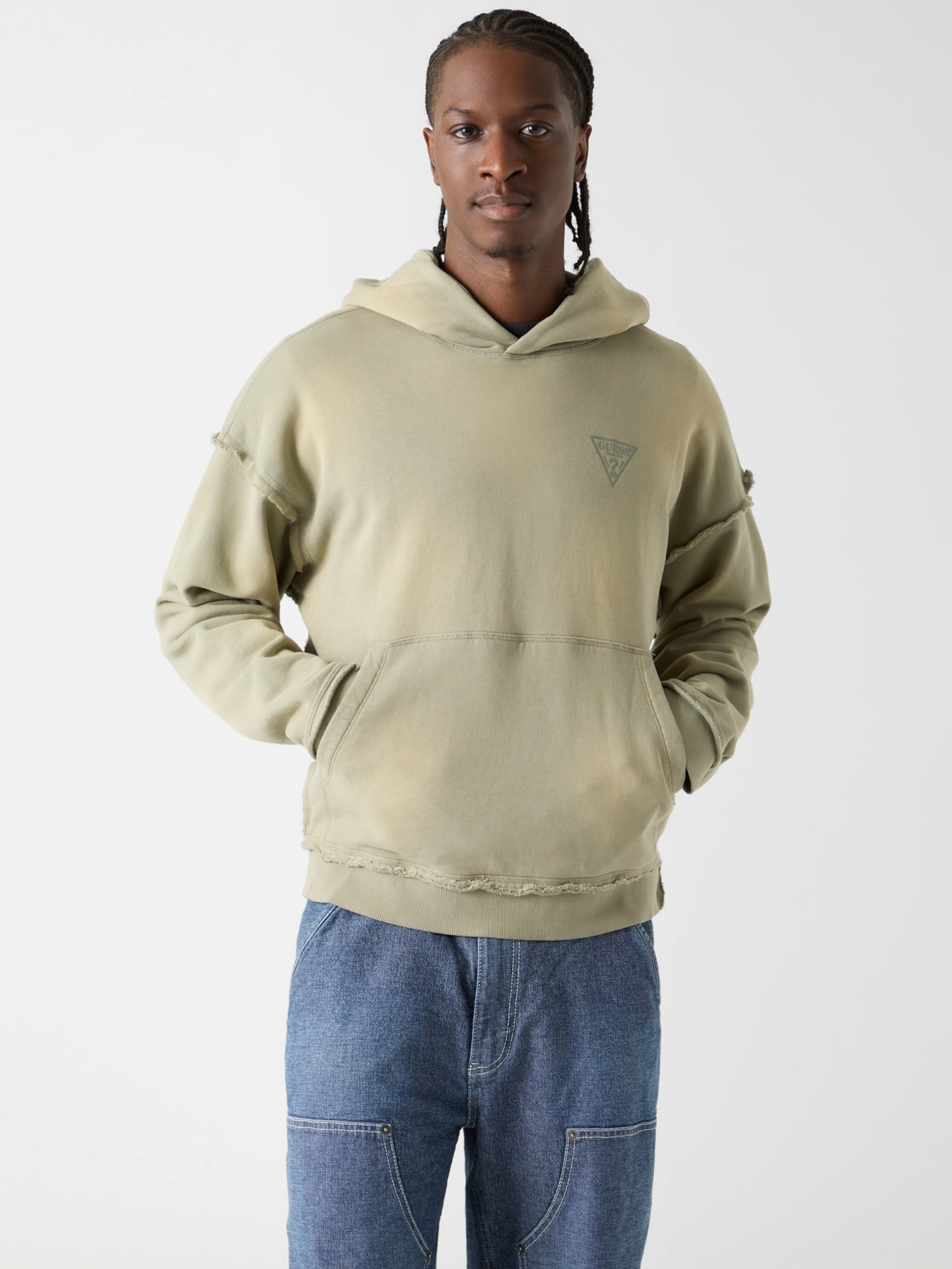 Moletom com capuz GUESS Originals Eco Triangle Logo