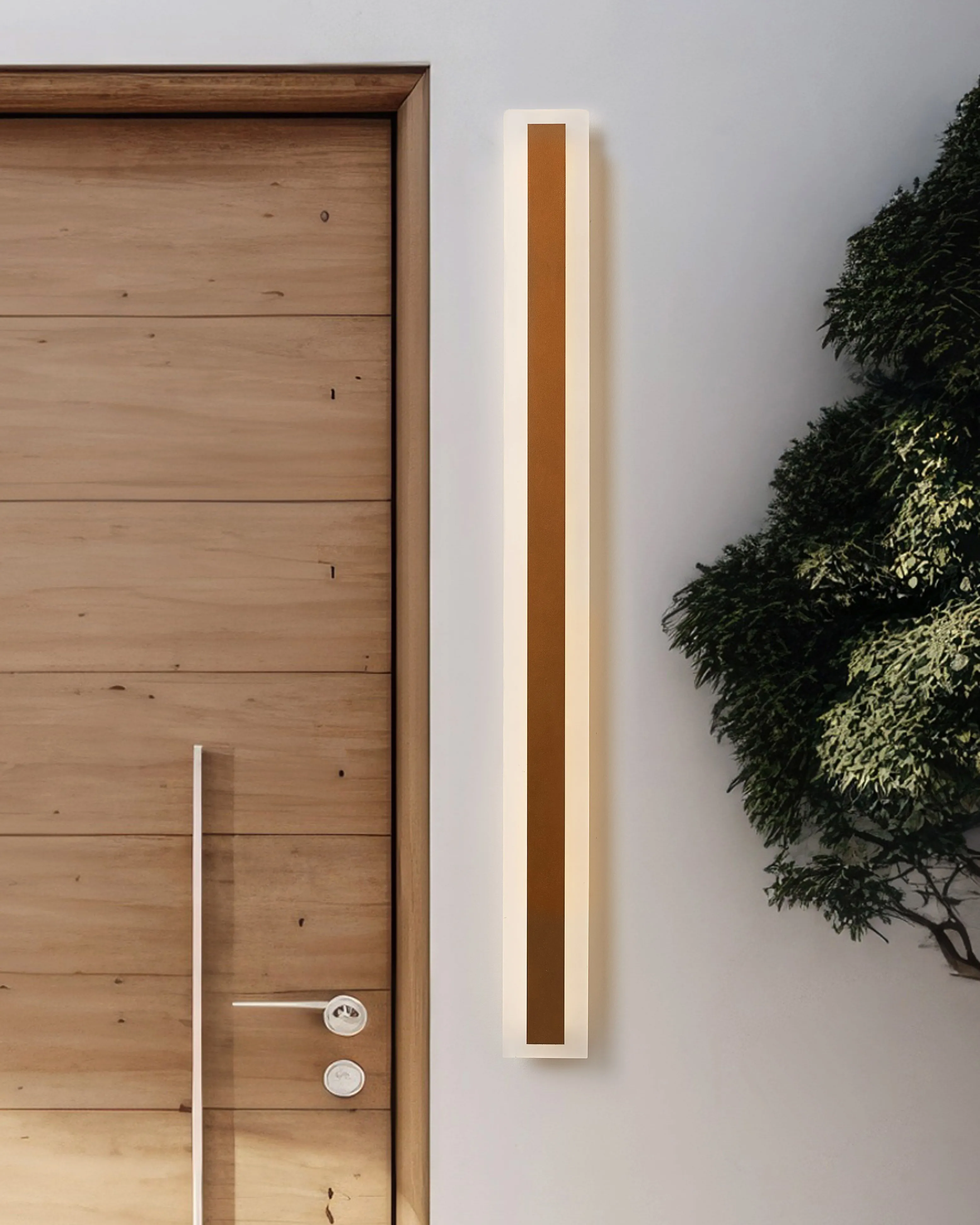 Buiten LED wandlamp ROSALIE Goud