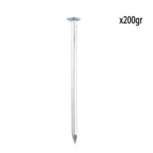 POINTE A TETE PLATE ACIER 2.4X50MM 200G