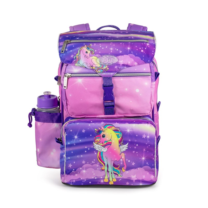 JEVA<br>Skoletaskesæt Begin Unicorn