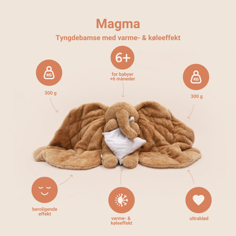 Køb MEMBANTU Tyngdebamse Magma - Brun