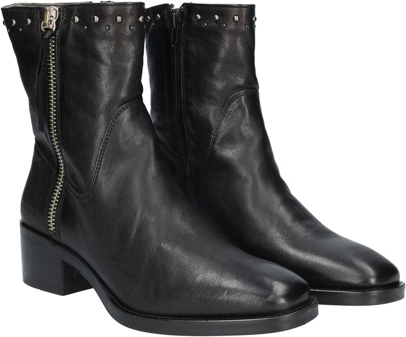 Piedi Nudi - Enkellaarsjes - Zwart - Dames