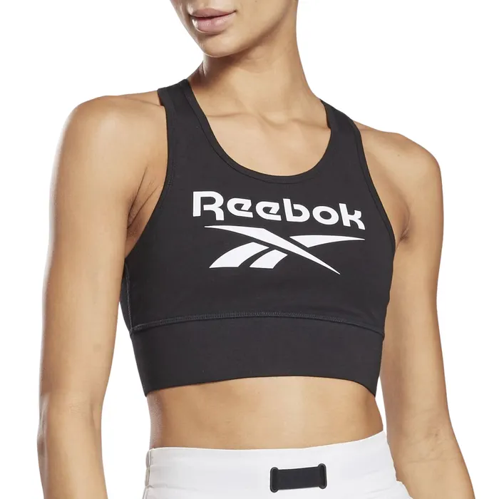 Reebok Identity Big Logo Sportbeha Dames