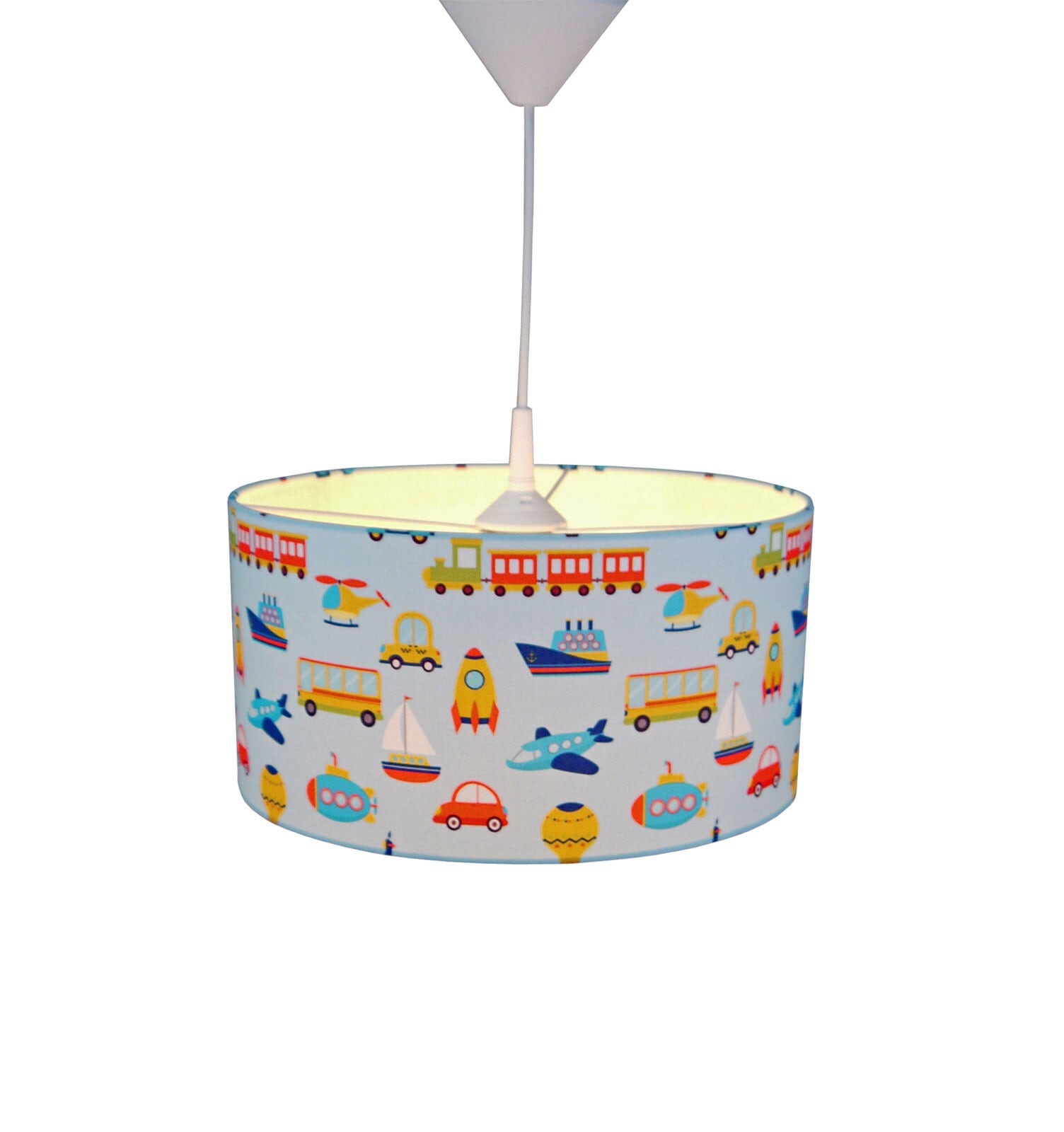 niermann Retrofit Kinderlampe Pendel Fahrzeuge