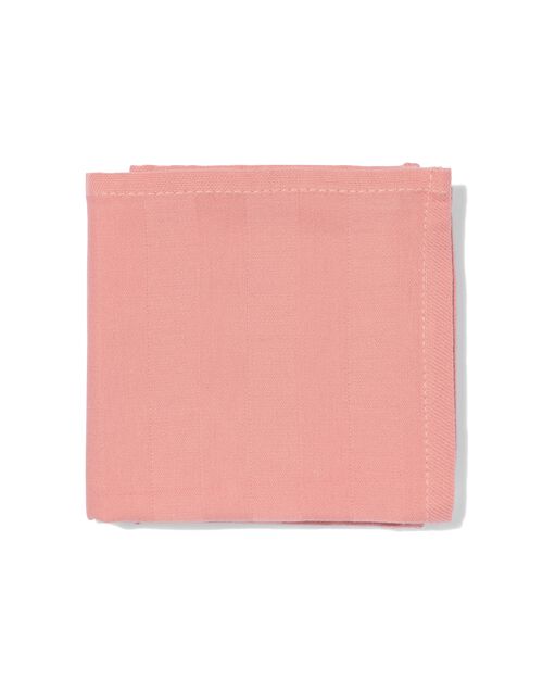 torchon 65x65 coton rose