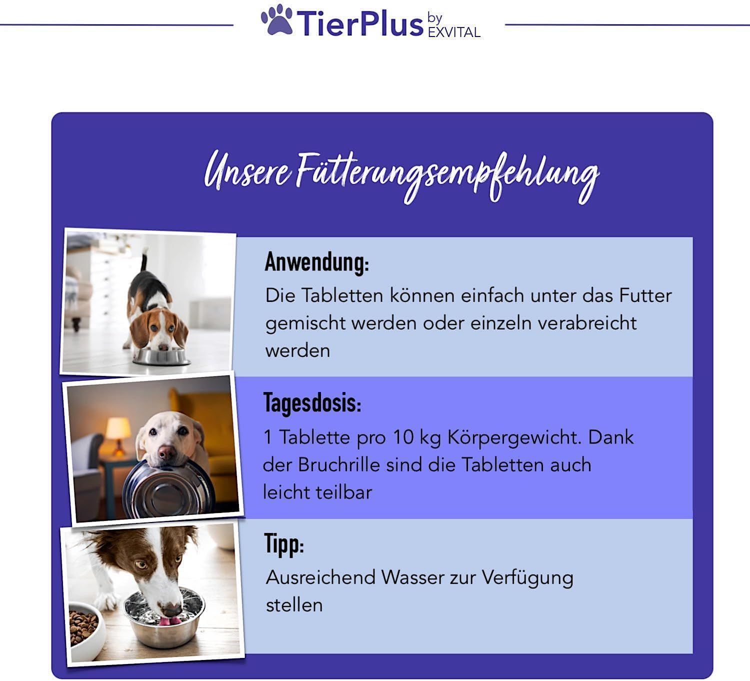 EXVital® TierPlus Ruhezeit Tabletten für Hunde mit Baldrian und Ashwagandha