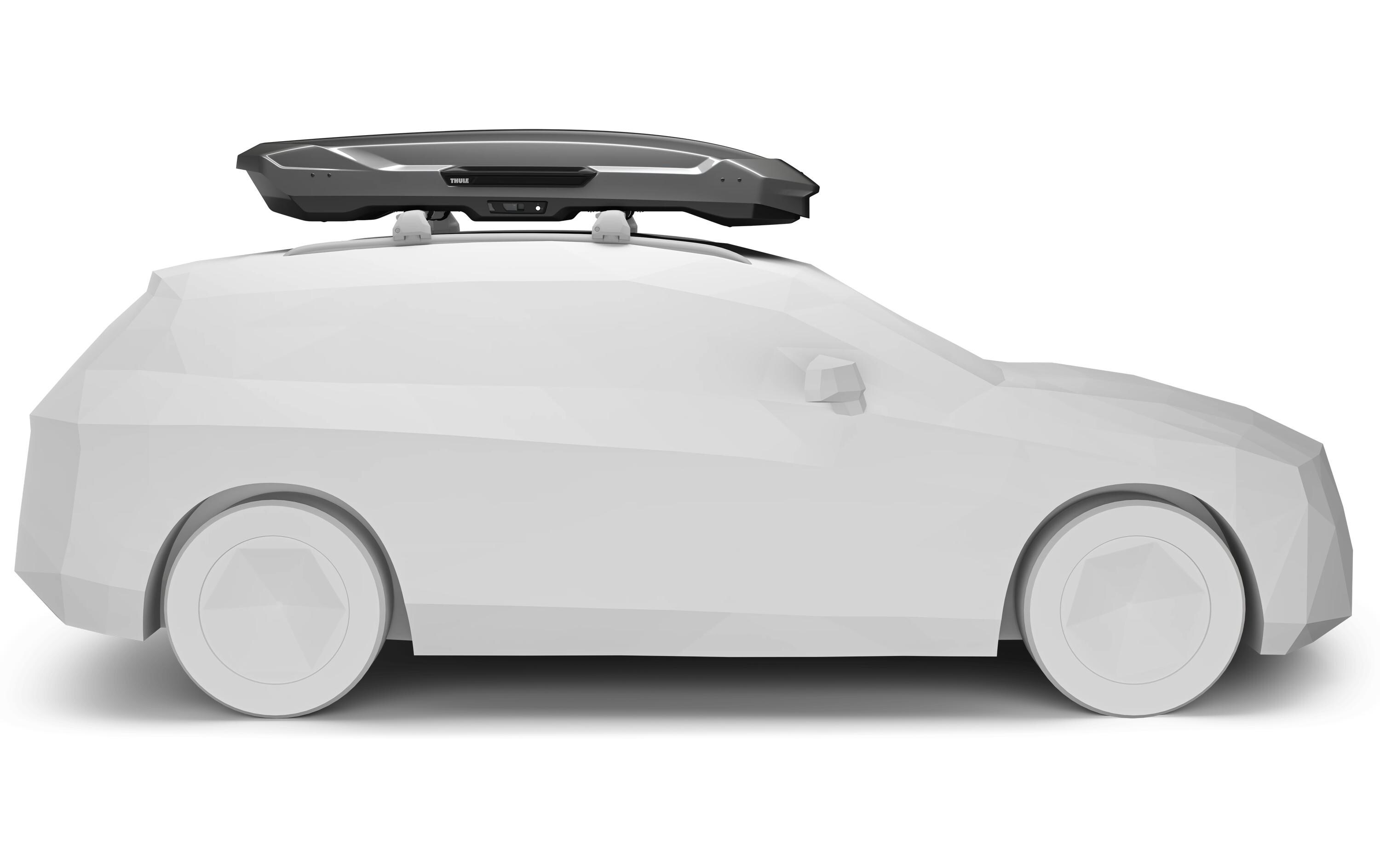 Dachbox Motion 3 XL Low Grau<br>Gepäckbox