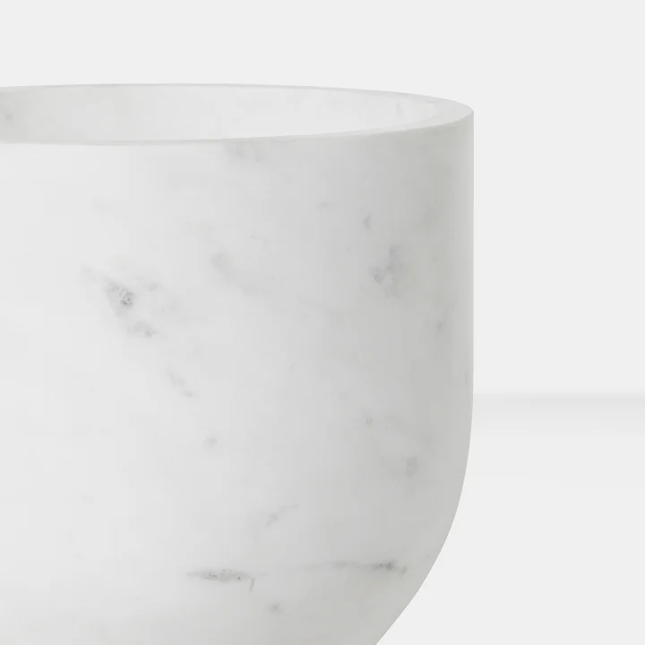 Ferm Living - Alza Champagnerkühler, Marmor weiss