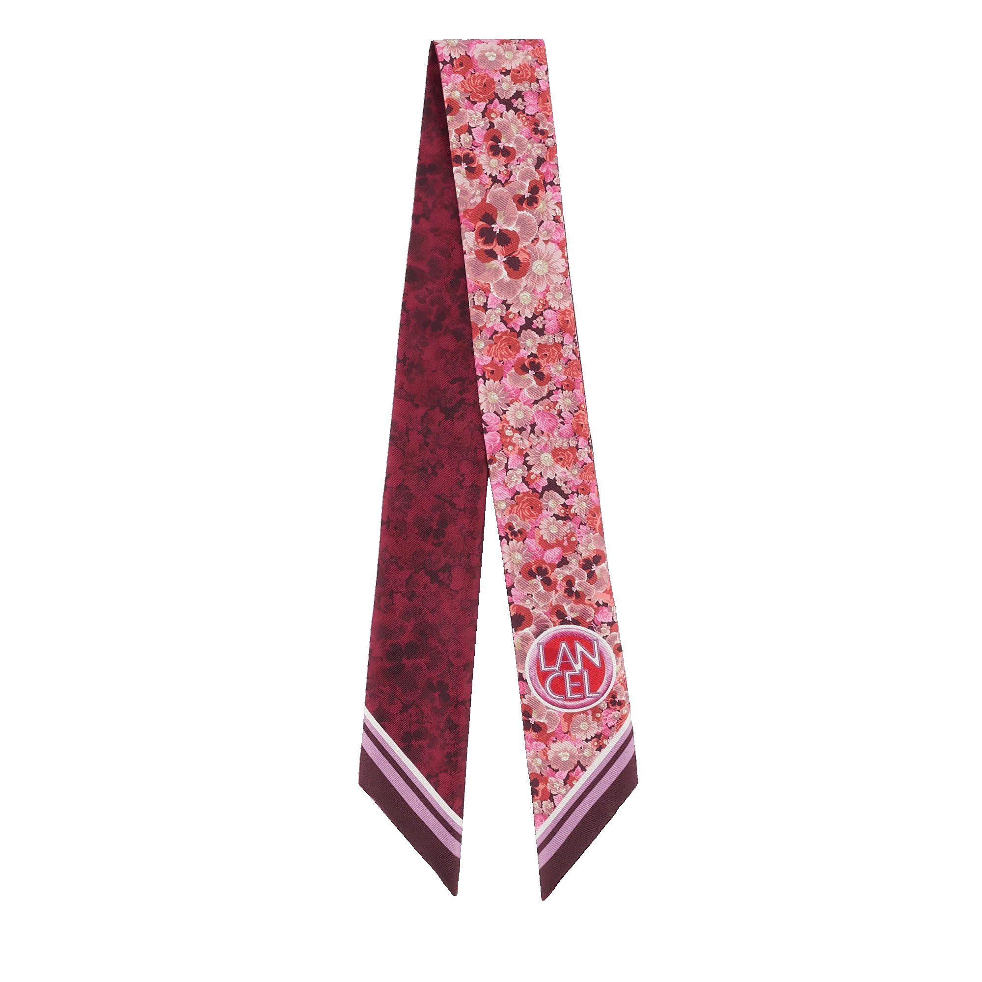 Bandeau Motif Roxane Fleurs-Multico rose