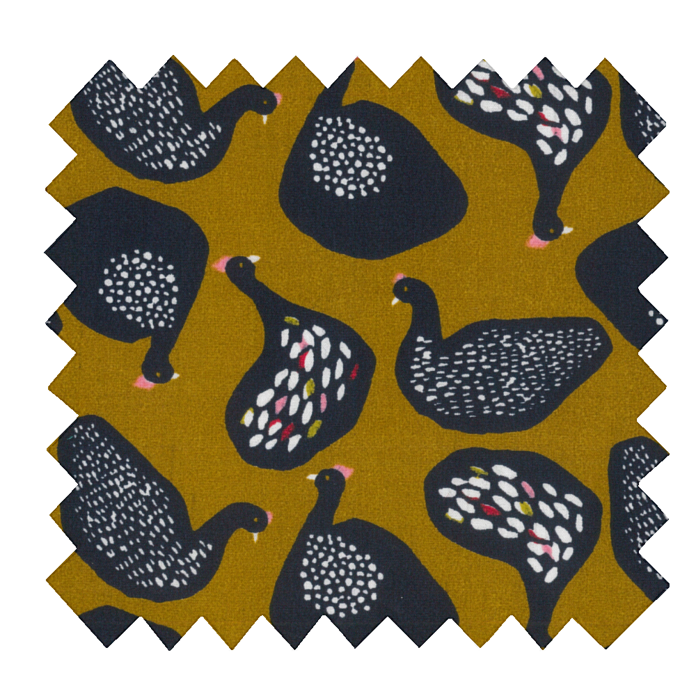 Tissu Coton Au Mètre Poule À Facette